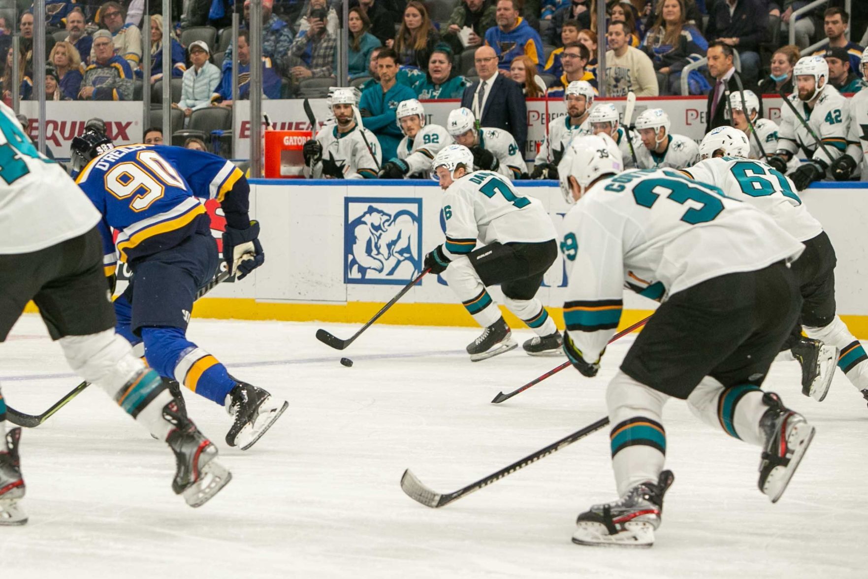 Blues face off against Sharks
